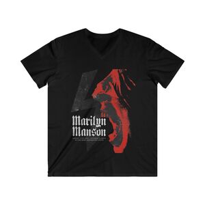 Marilyn Manson Graphic V-Neck Tee