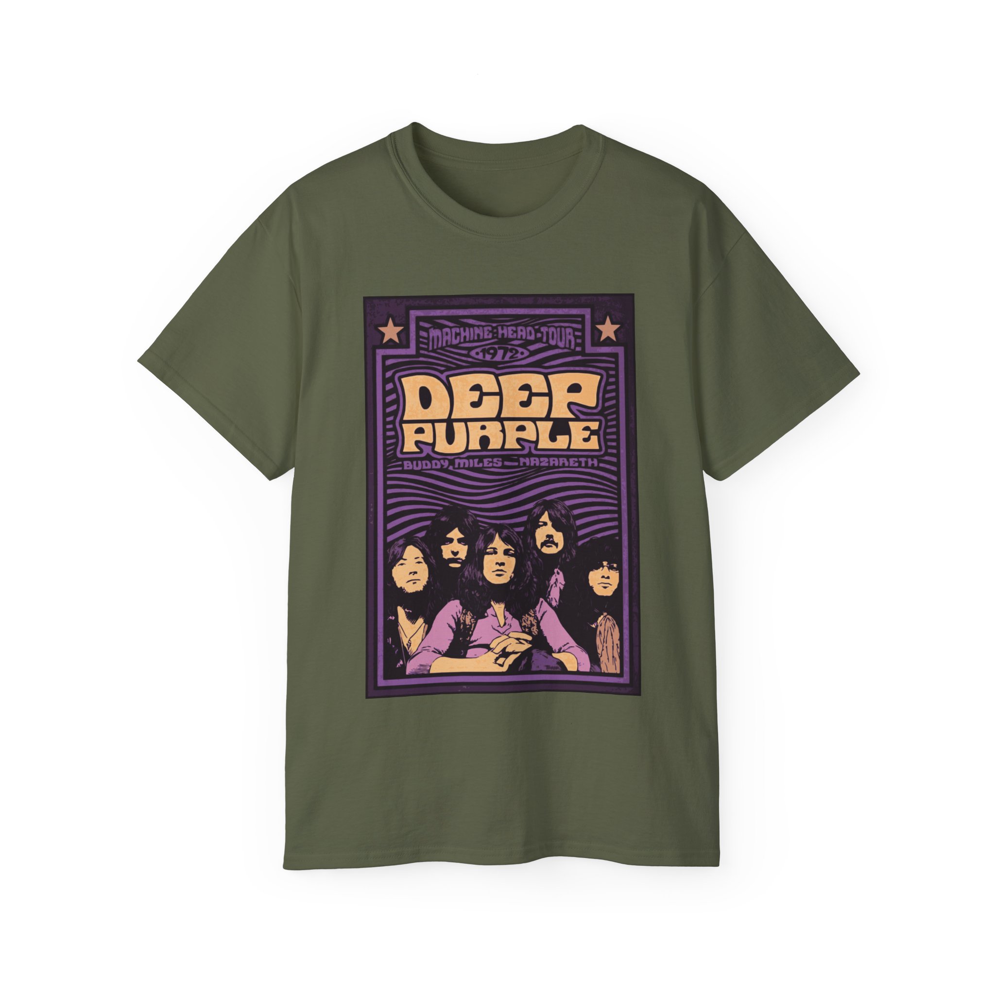 Deep Purple T-Shirt - Unisex Vintage Rock Band Tee - Image 7