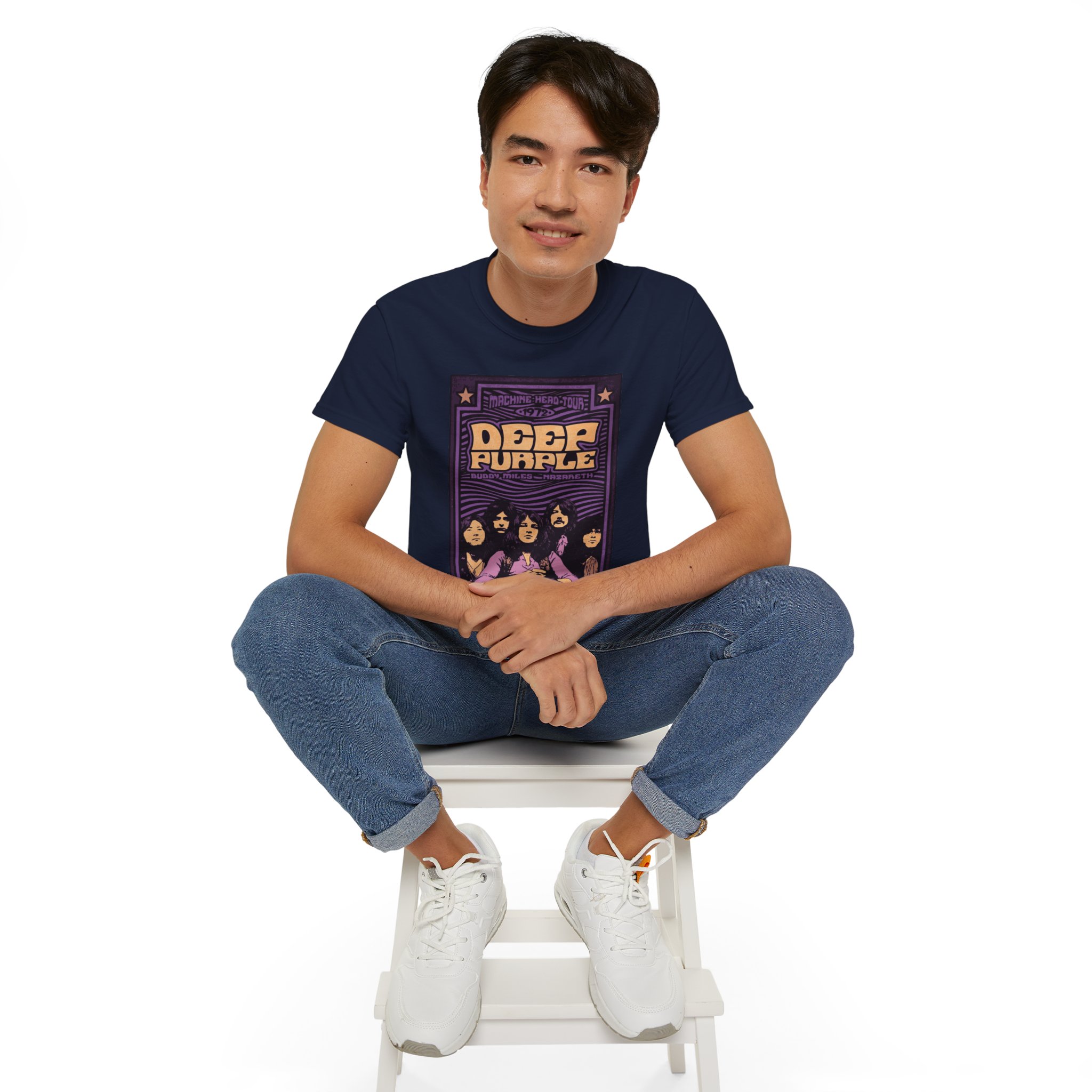 Deep Purple T-Shirt - Unisex Vintage Rock Band Tee - Image 12