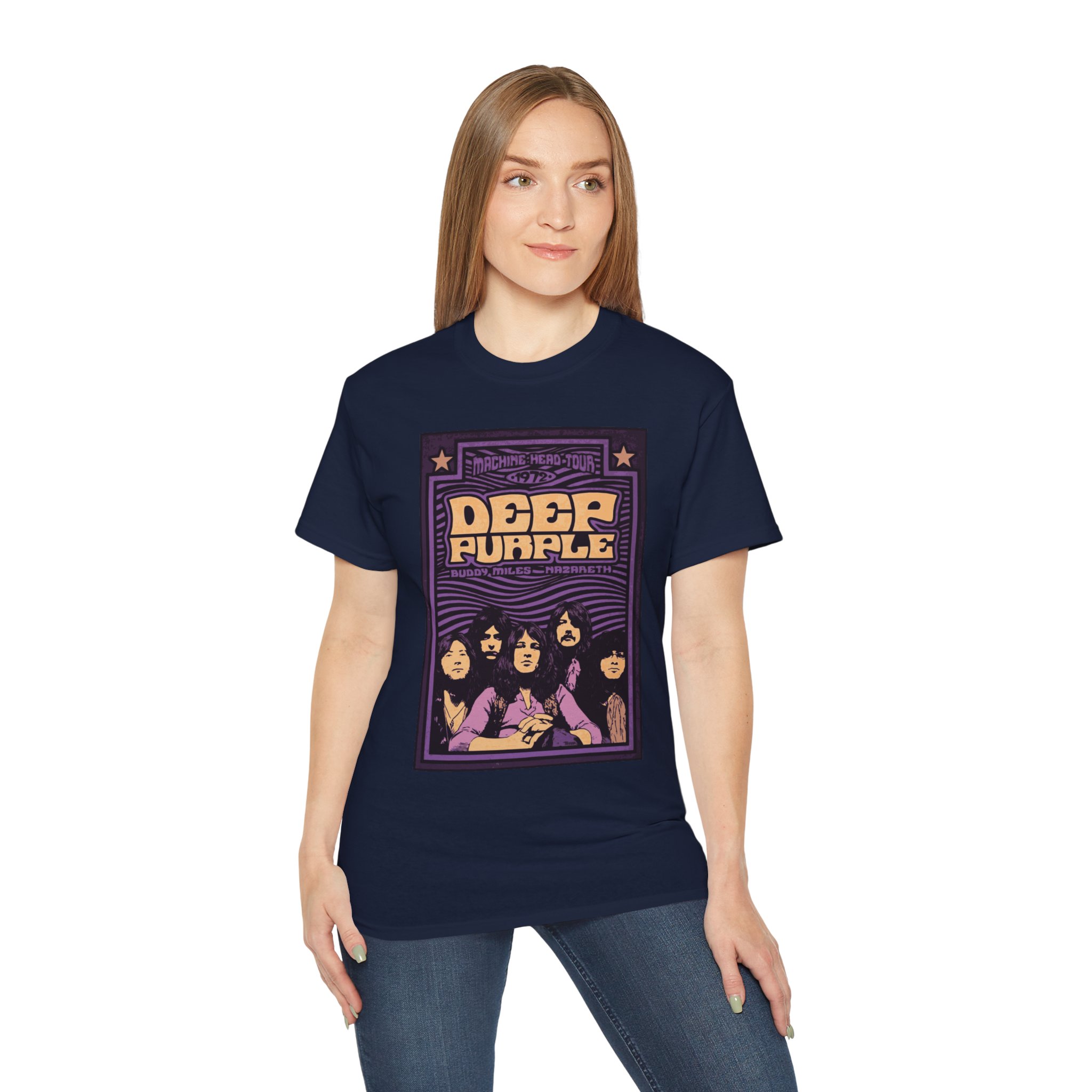 Deep Purple T-Shirt - Unisex Vintage Rock Band Tee - Image 11